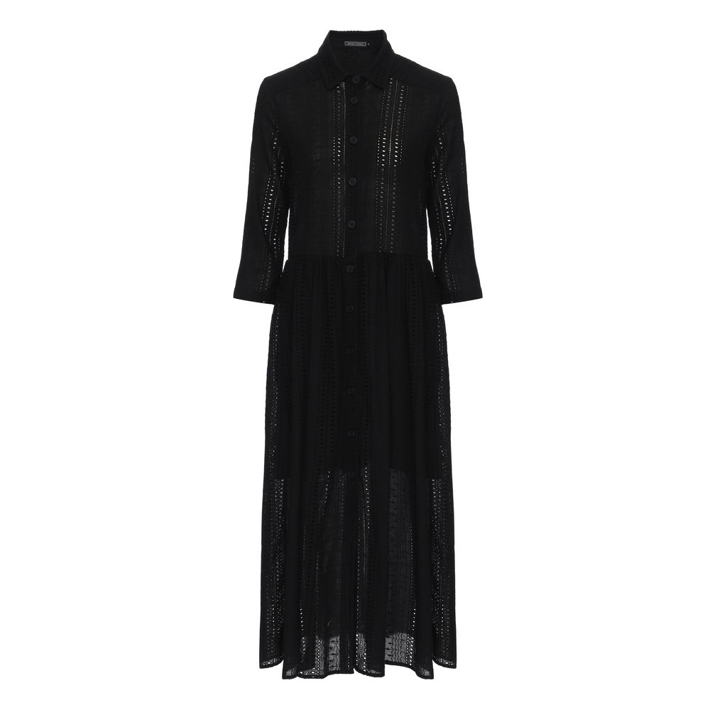 vestido laise preto