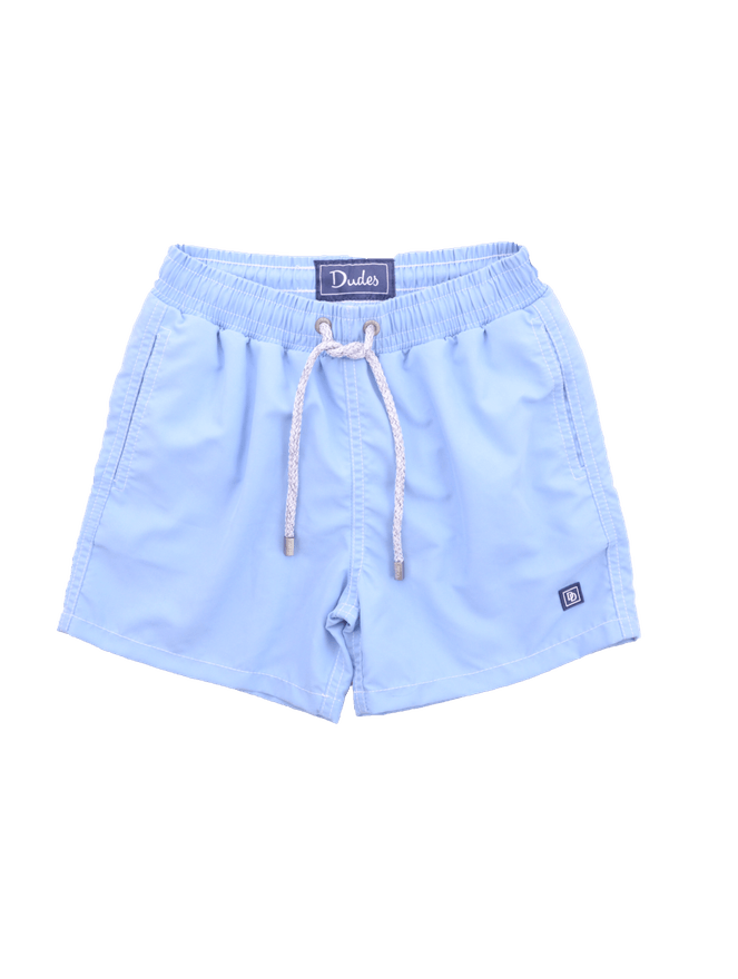 Short-Nylon-Kids-Azul