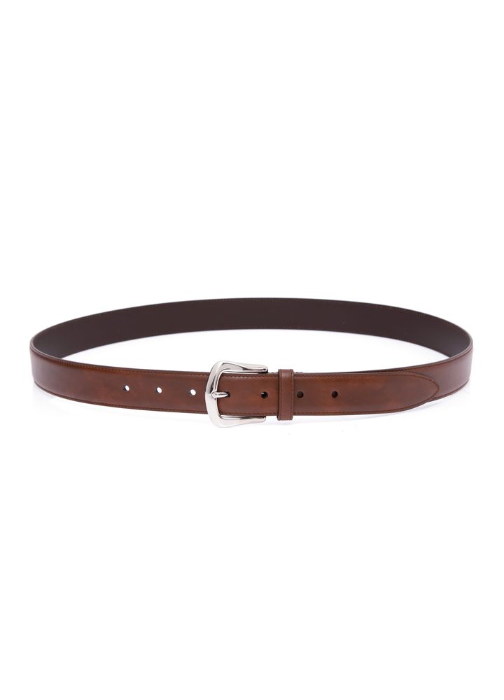CINTO--LEATHER--BELT--CAPPUCCINO