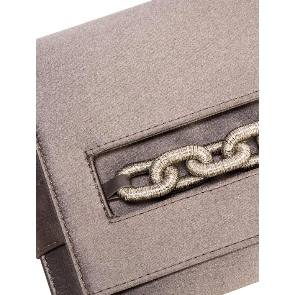 silver clutch bolsa