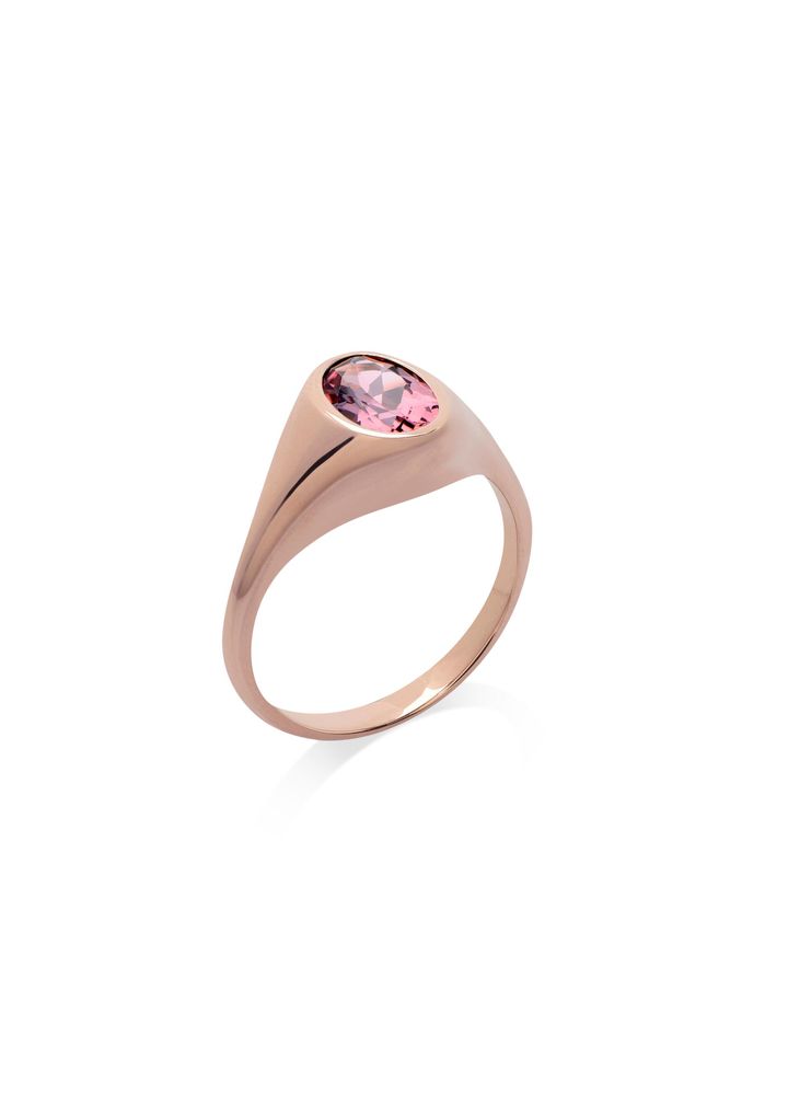 Saudade-Signet-Ring-with-Pink-Tourmaline