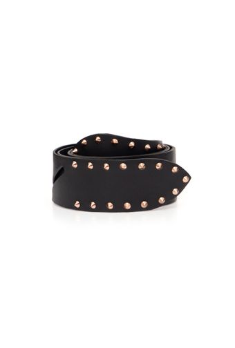 Cinto-de-Couro-Laco-Spike-Preto