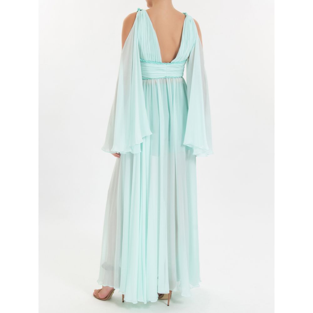 vestidos drapeados longos