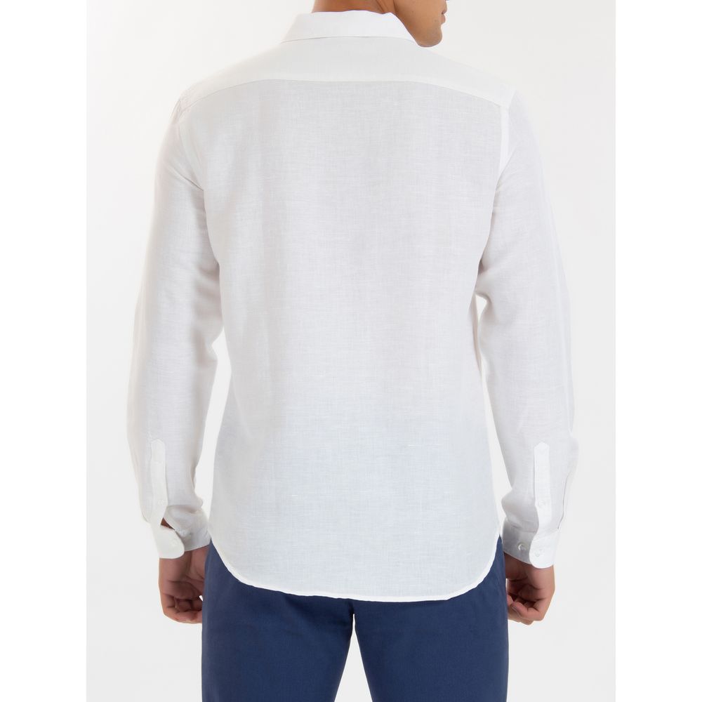 camisa casual branca