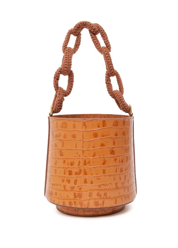bucket bolsa woven