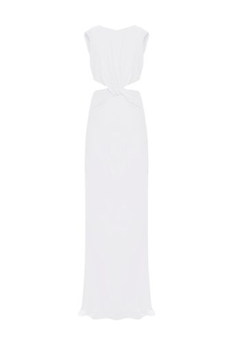 Vestido-Longo-Optical-Branco