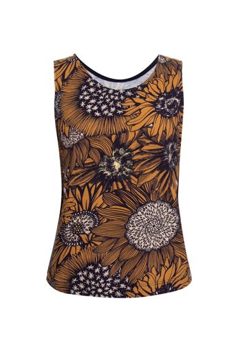 Sleeveless-Fem-Cropped-Sunflower