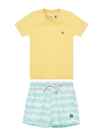 CONJUNTO-T-SHIRT-AMARELO