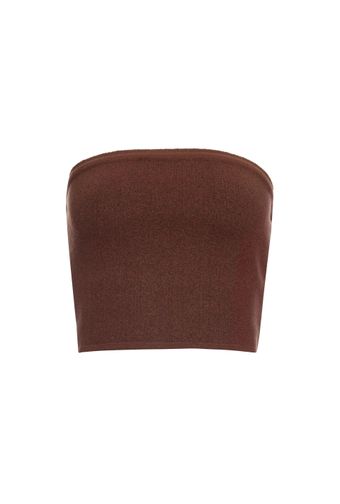 Cropped-Tricot-Marrom