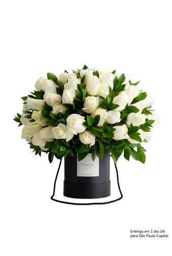 Hat-Box-Classica-Rosas-Brancas