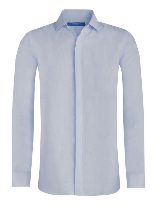 Camisa-Linen-Singola-Azul
