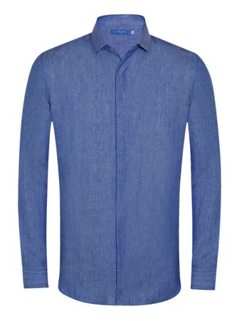 Camisa-Linen-Singola-Azul
