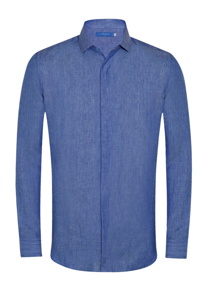 Camisa-Linen-Singola-Azul
