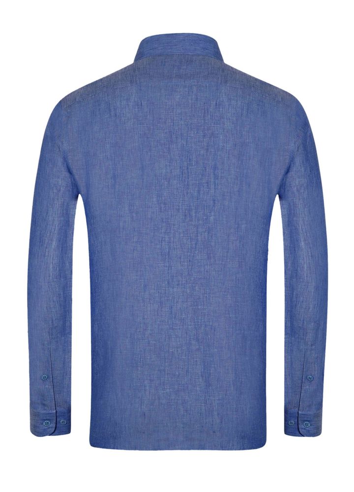 Camisa-Linen-Singola-Azul