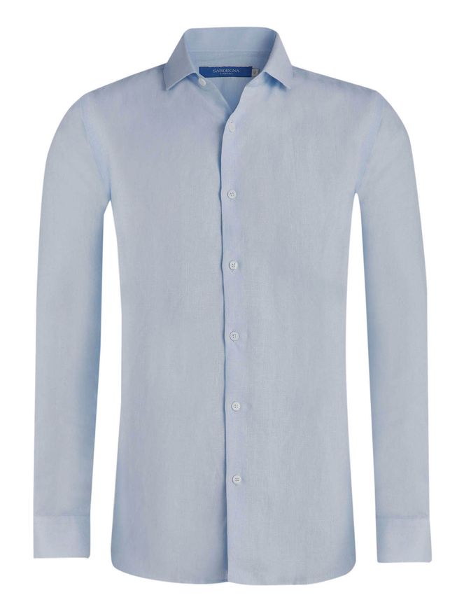 Camisa-Linen-Confortto-Azul