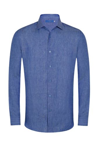 Camisa-Linen-Confortto-Azul