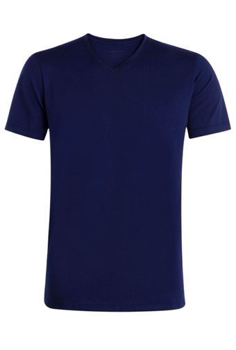 T-Shirt-Crew-Neck-Pima-Azul