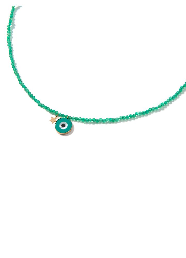 Colar-Beads-Onix-Olho-Verde