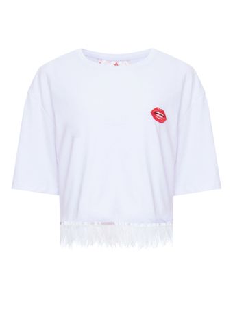 T-Shirt-Plumas-Branca