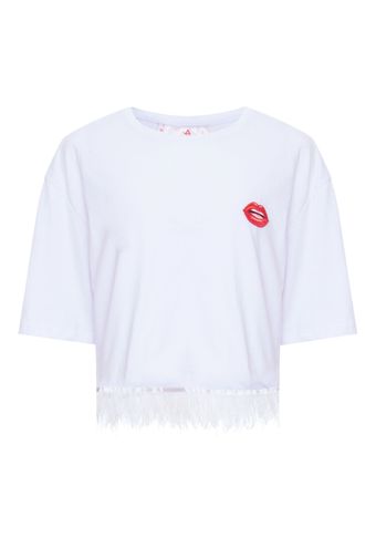 T-Shirt-Plumas-Branca