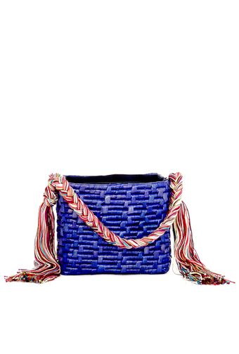 Bag-arte-brasileira-azul-com-alca-handmade-colorida-de-mao