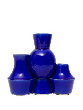 Vaso-Triplo-Azul-Ceramica