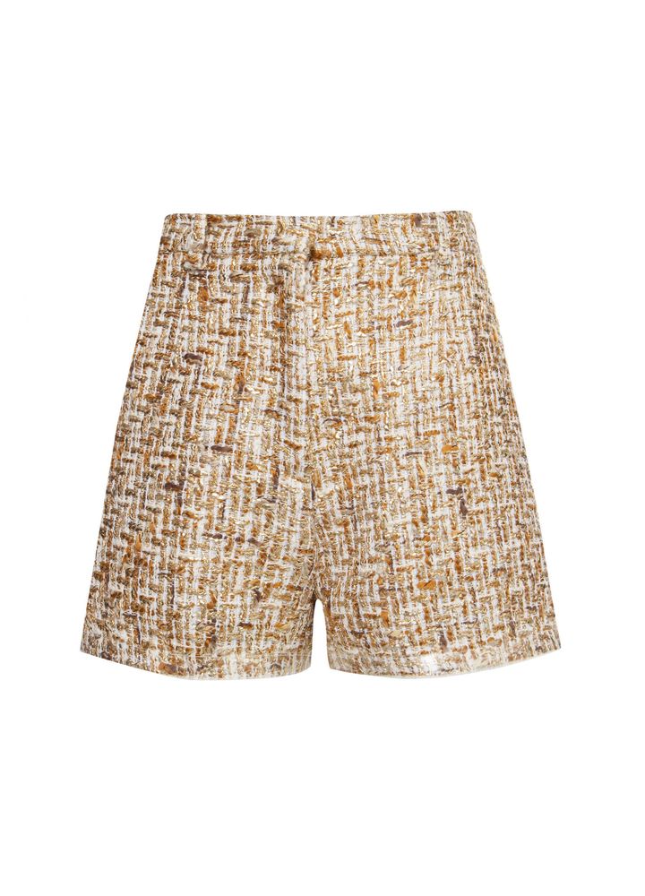 22FWPVCA3201-21GOL-M001-SHORT-TROUSERS-GOLD-IVOIRE