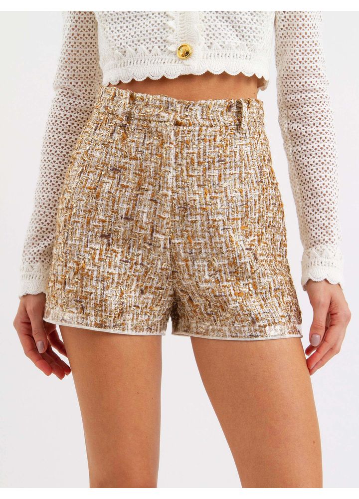 22FWPVCA3201-21GOL-M001-SHORT-TROUSERS-GOLD-IVOIRE