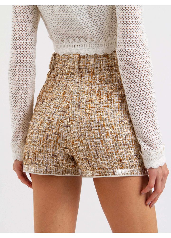 22FWPVCA3201-21GOL-M001-SHORT-TROUSERS-GOLD-IVOIRE