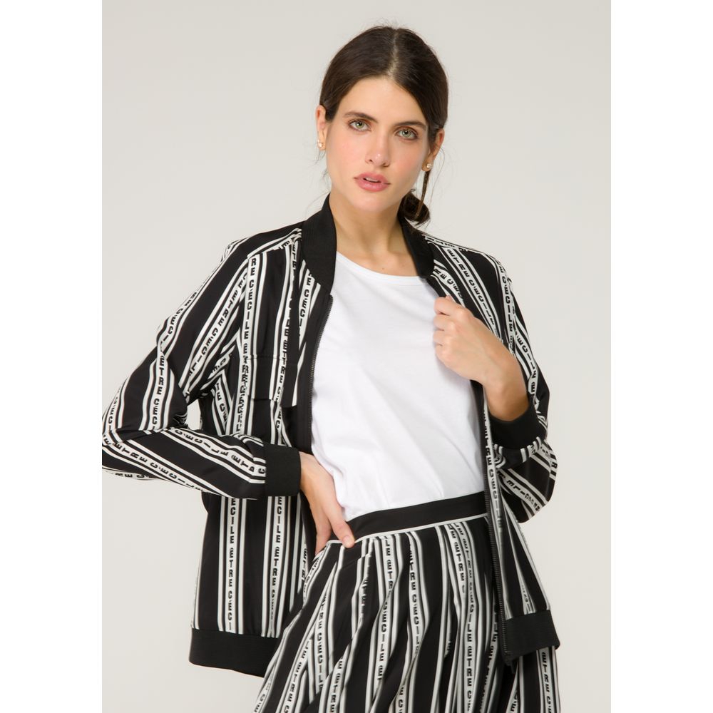 jaqueta bomber listrada