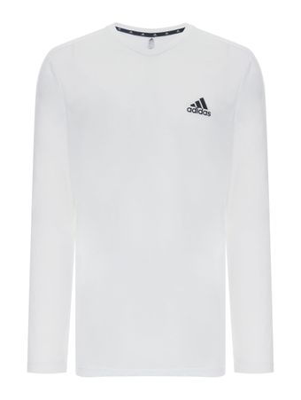 T-SHIRT-ADIDAS-ML-D2M-FEELREADY-M-GT5563-BRANCO