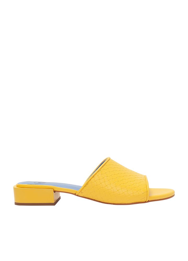 MULE-LOW-COURO-TRESSE-YELLOW-S23369350501-AMARELO
