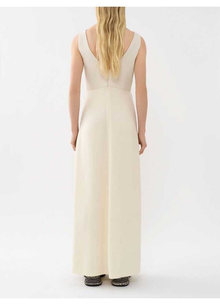 CHC22ARO6806324T-VESTIDO-LONGO-MANGA-SEM-SEEDPEARL-BEIGE