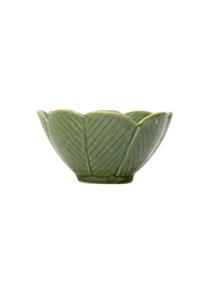 Centro-De-Mesa-Ceramica-Banana-Leaf-Verde-3x7cm