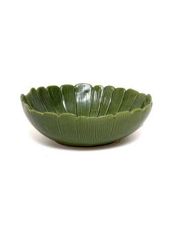 Centro-De-Mesa-De-Ceramica-Banana-Leaf-Verde-5x5x85cm