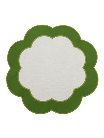 Jogo-Americano-Impermavel-Flor-Dupla-Verde-Branco--Verde-folha