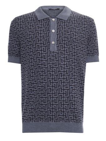 Camisa-Polo-Knitted-Monograma