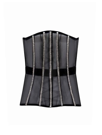 Corset-Corsage-Preto