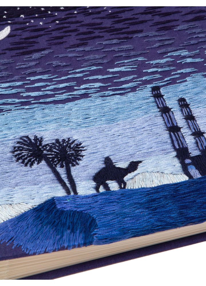 Album-De-Fotos-Arabe-Linho-Azul