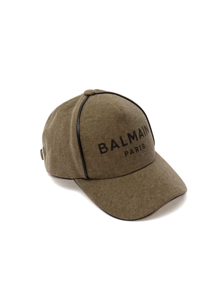 YF1XA070MB38UBK-BONE-CANVAS-LOGO-CAP-KAKI-BLACK