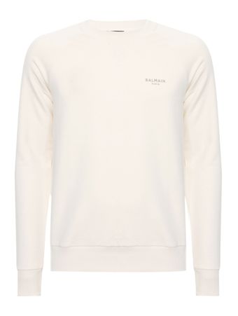 YH0JQ005BB04GJC-SUETER-BALMAIN-FLOCK-SWE-BEIGE--DARK-GREY