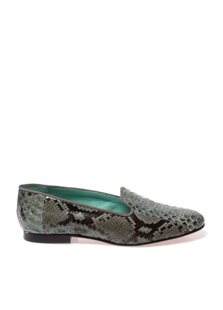 Loafer-de-Couro-de-Piton-Cinza