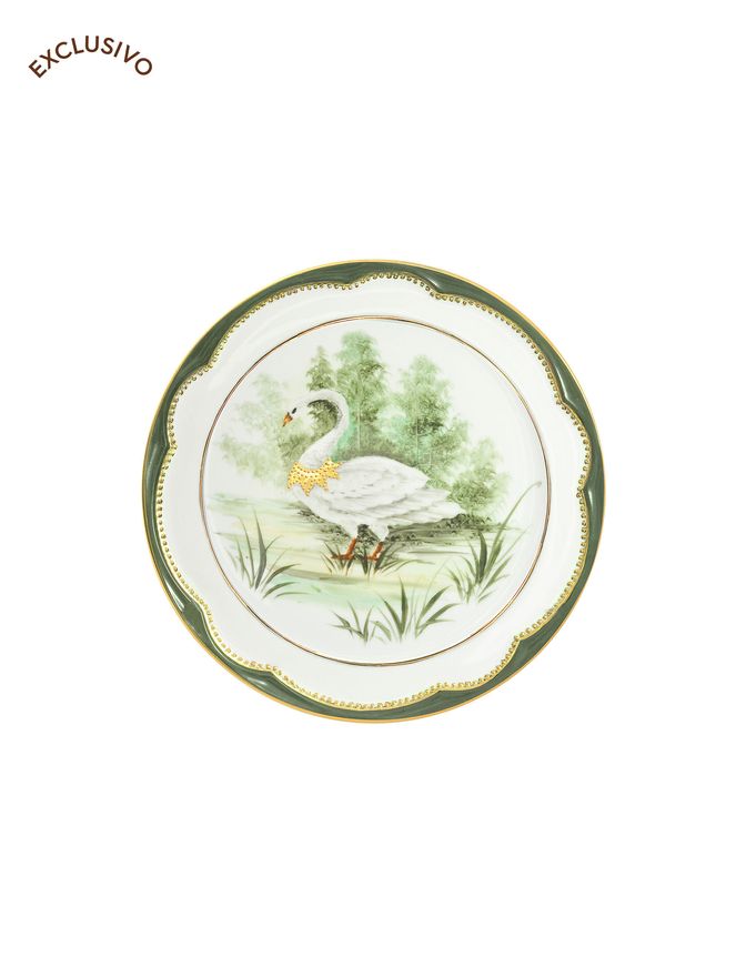 Prato-Sobremesa-Cygnes-Branco-verde-e-ouro