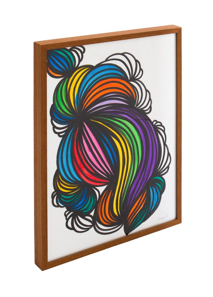 Obra-de-arte-Ciccy-Halpern-Encorajada-IV-colorido