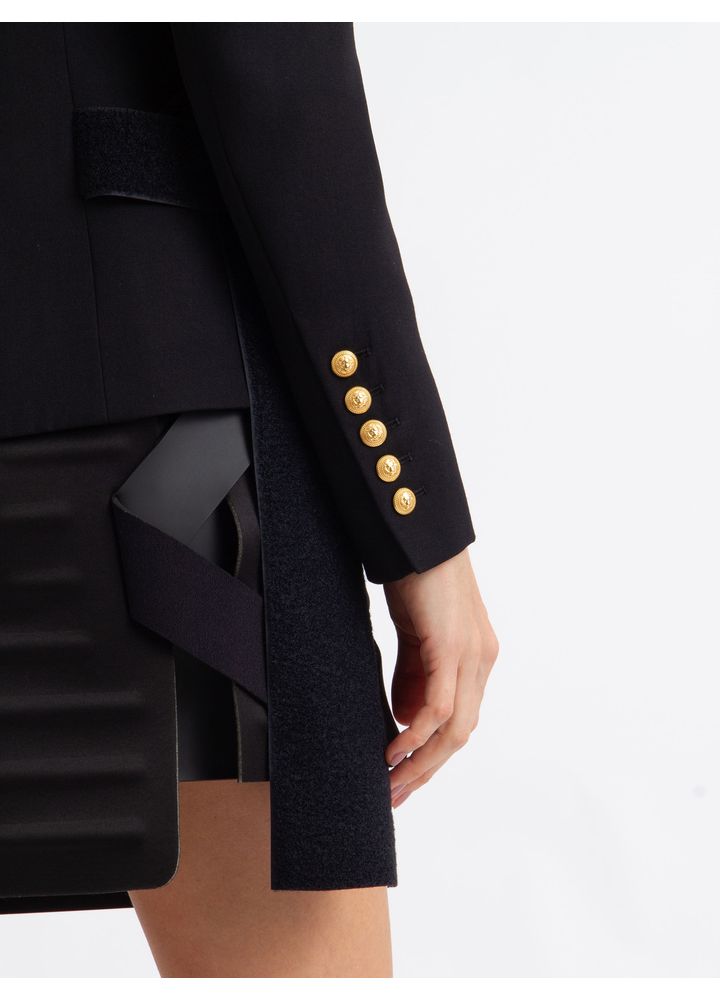 YF0SE005WB050PA-BLAZER-1-BTN-CUT-OUT-GDP-BLACK