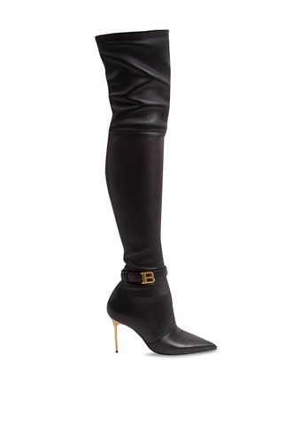 Bota-Cuissarde-Raven-Cuir-Preta