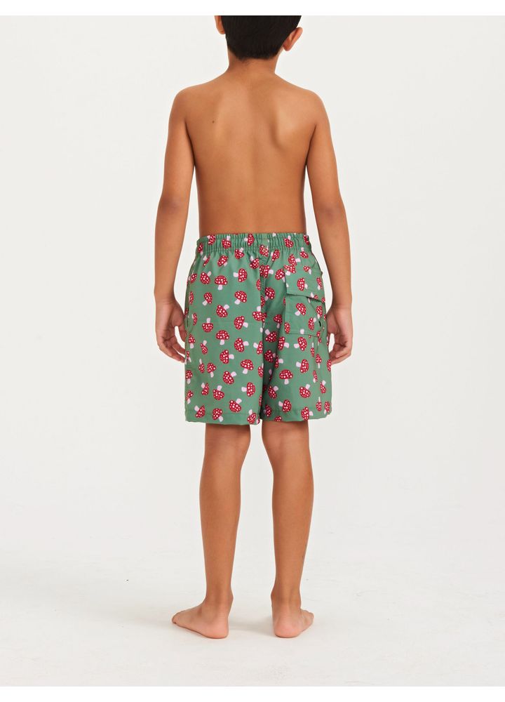Shorts-Elastico-Bambini-Mushroom-Green