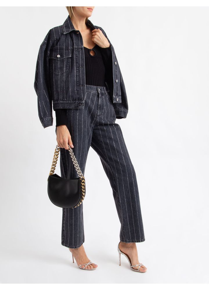 Jaqueta-Jeans-Hotfix-Stripes-Preta