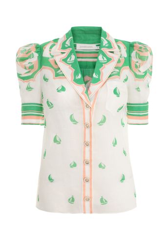 5754THIGGNSAL-CAMISA-MANGA-CURTA-GREEN-S-GREEN-SAILBOATS