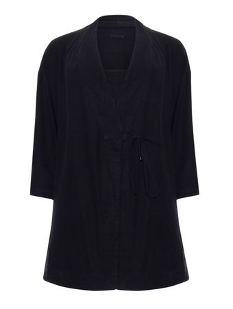 Kimono-Linen-Black